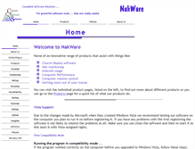 Tablet Screenshot of nakware.com
